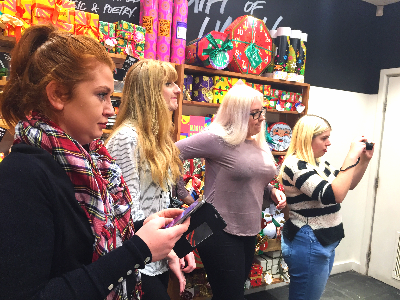 Lush Swansea Christmas Event