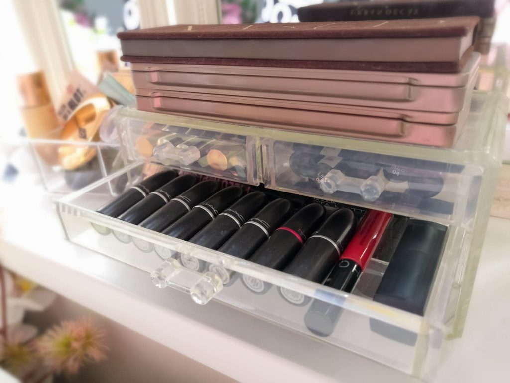 Makeup clear out and organisation tips
